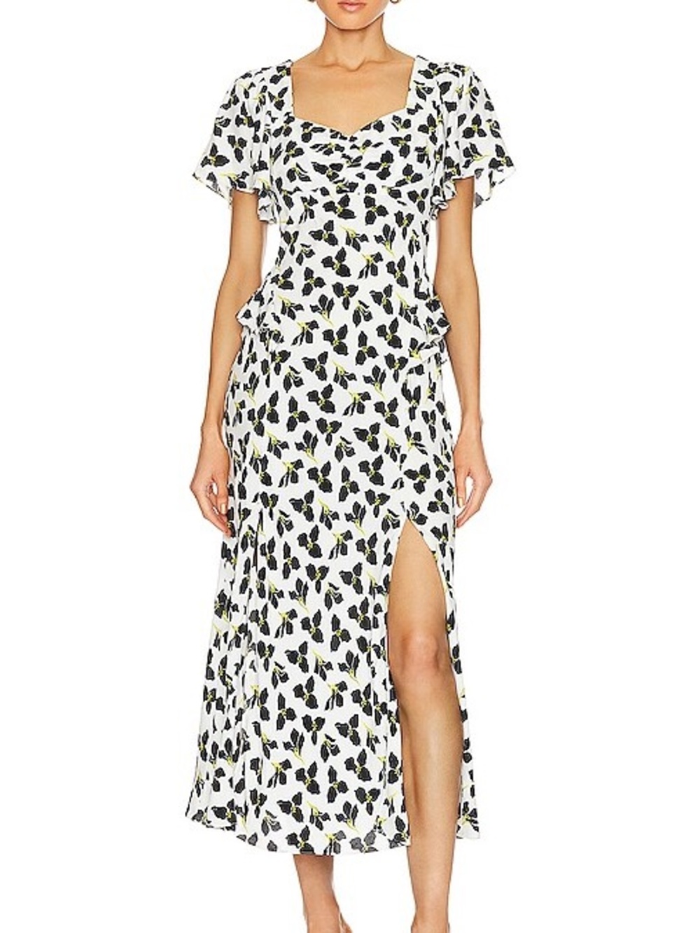 Diane von Furstenberg Floral Dress Sz 4 Romantic Feminine Wedding Old Money Chic